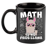 Math Is No Prob-llama 11oz C Handle Ceramic Mug