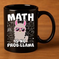 Math Is No Prob-llama 11oz C Handle Ceramic Mug