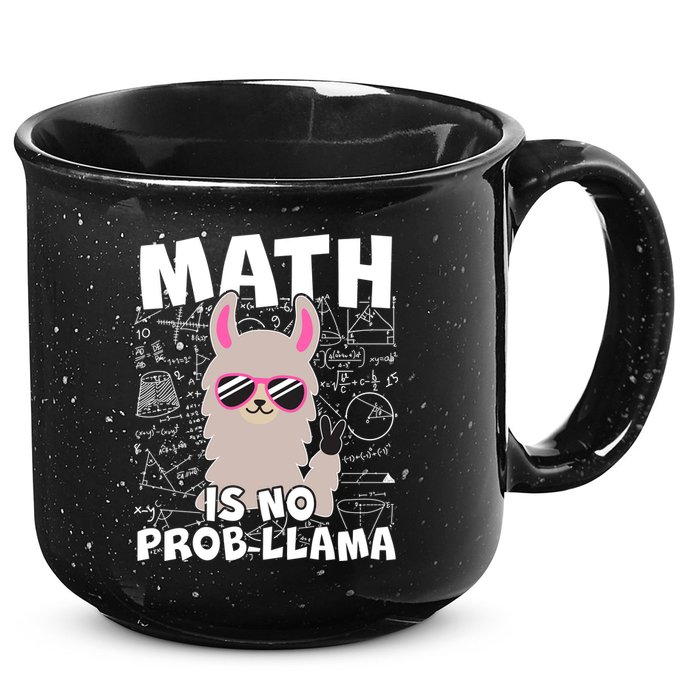 Math Is No Prob-llama 15oz Campfire Ceramic Mug