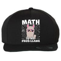 Math Is No Prob-llama Wool Snapback Cap