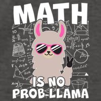 Math Is No Prob-llama Vector Backpack