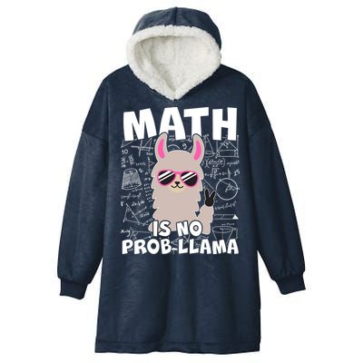 Math Is No Prob-llama Hooded Wearable Blanket