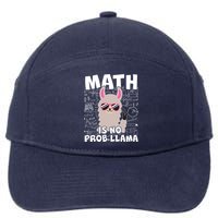 Math Is No Prob-llama 7-Panel Snapback Hat