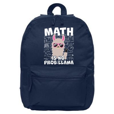 Math Is No Prob-llama 16 in Basic Backpack