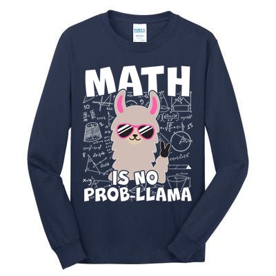 Math Is No Prob-llama Tall Long Sleeve T-Shirt