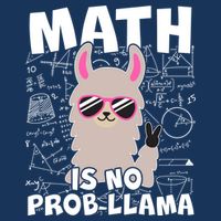 Math Is No Prob-llama Mousepad