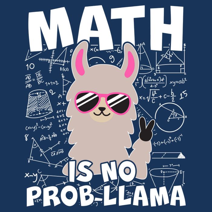 Math Is No Prob-llama Mousepad