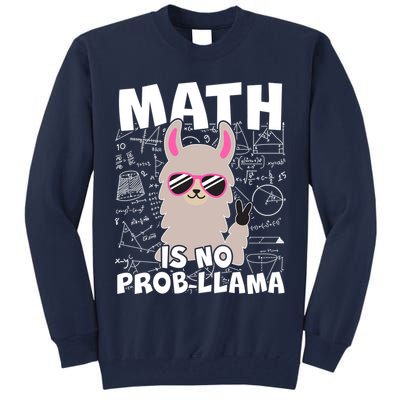 Math Is No Prob-llama Tall Sweatshirt