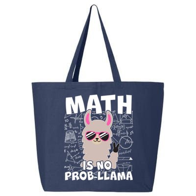 Math Is No Prob-llama 25L Jumbo Tote