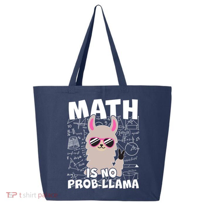 Math Is No Prob-llama 25L Jumbo Tote