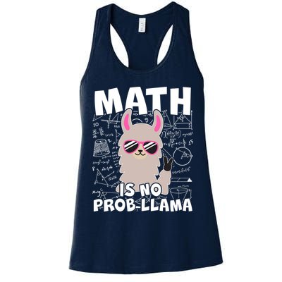 Math Is No Prob-llama Womens Tank Top