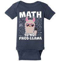 Math Is No Prob-llama Baby Bodysuit