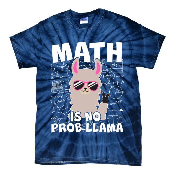Math Is No Prob-llama Tie-Dye T-Shirt