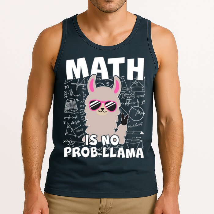 Math Is No Prob-llama Tank Top
