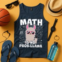 Math Is No Prob-llama Tank Top