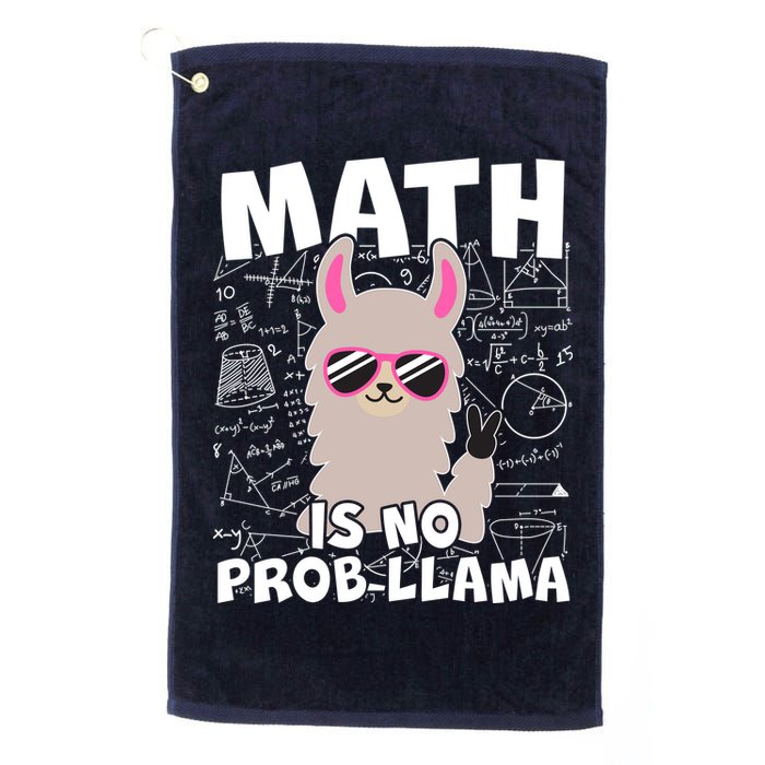 Math Is No Prob-llama Golf Towel