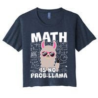 Math Is No Prob-llama Crop Top