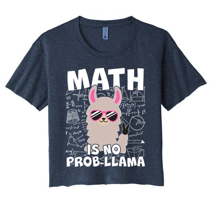 Math Is No Prob-llama Crop Top