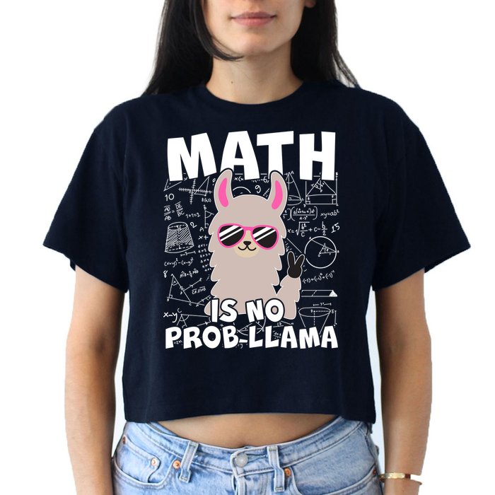 Math Is No Prob-llama Crop Top