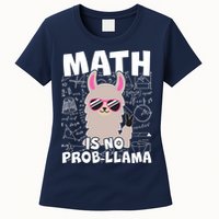 Math Is No Prob-llama Womens T-Shirt