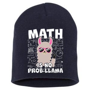 Math Is No Prob-llama Short Acrylic Beanie