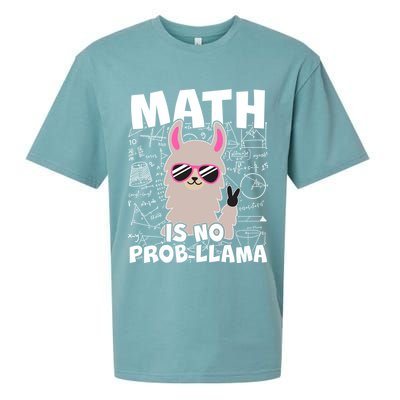 Math Is No Prob-llama Sueded Cloud Jersey T-Shirt
