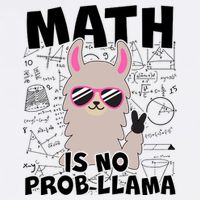 Math Is No Prob-llama Garment-Dyed Sweatshirt