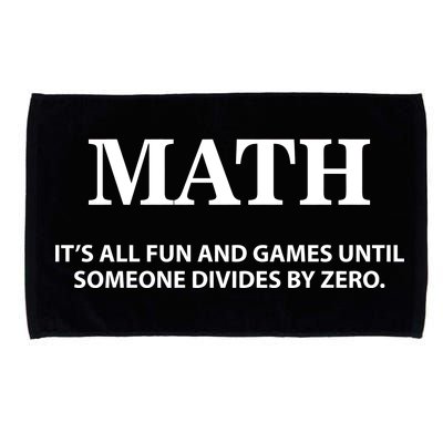 Math It's All Fun And Games Microfiber Hand Towel