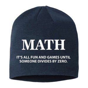 Math It's All Fun And Games Sustainable Beanie