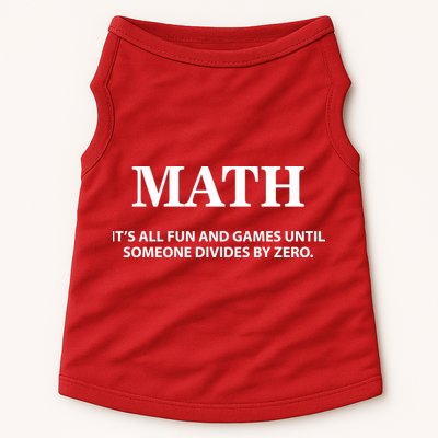 Math It's All Fun And Games Doggie Tank