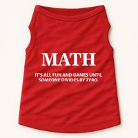 Math It's All Fun And Games Doggie Tank