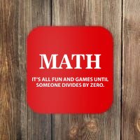 Math It's All Fun And Games Coaster