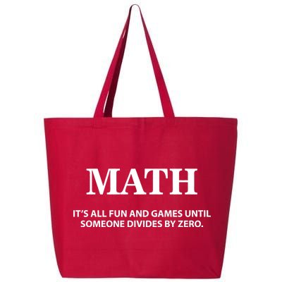 Math It's All Fun And Games 25L Jumbo Tote