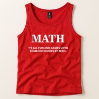 Math It's All Fun And Games Tank Top