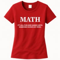 Math It's All Fun And Games Womens T-Shirt