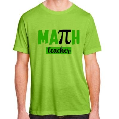 Math Teacher Pi Logo Adult ChromaSoft Performance T-Shirt