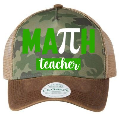 Math Teacher Pi Logo Legacy Tie Dye Trucker Hat