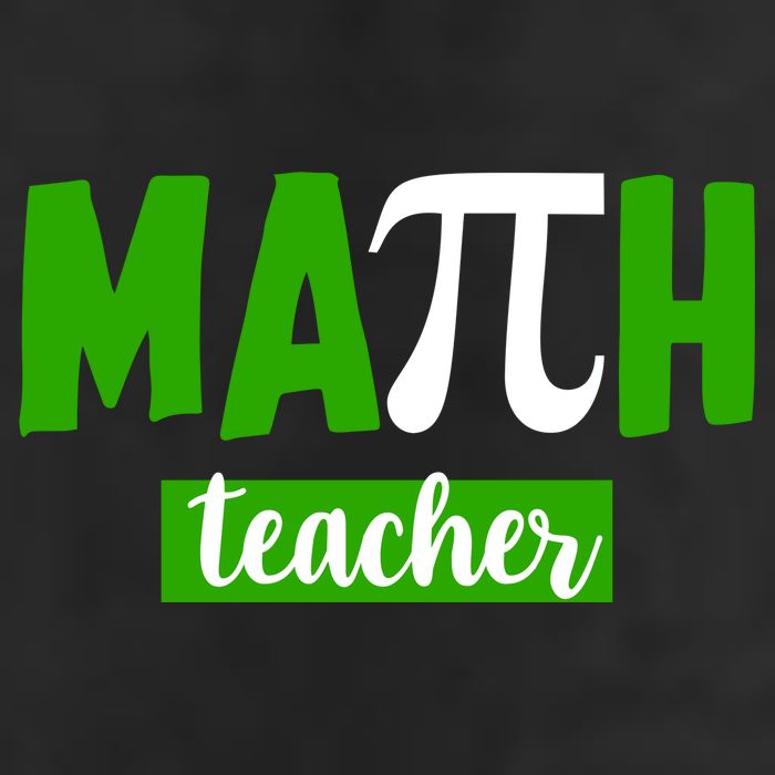 Math Teacher Pi Logo 7 Panel Mesh Trucker Snapback Hat