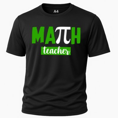 Math Teacher Pi Logo Performance Shirt