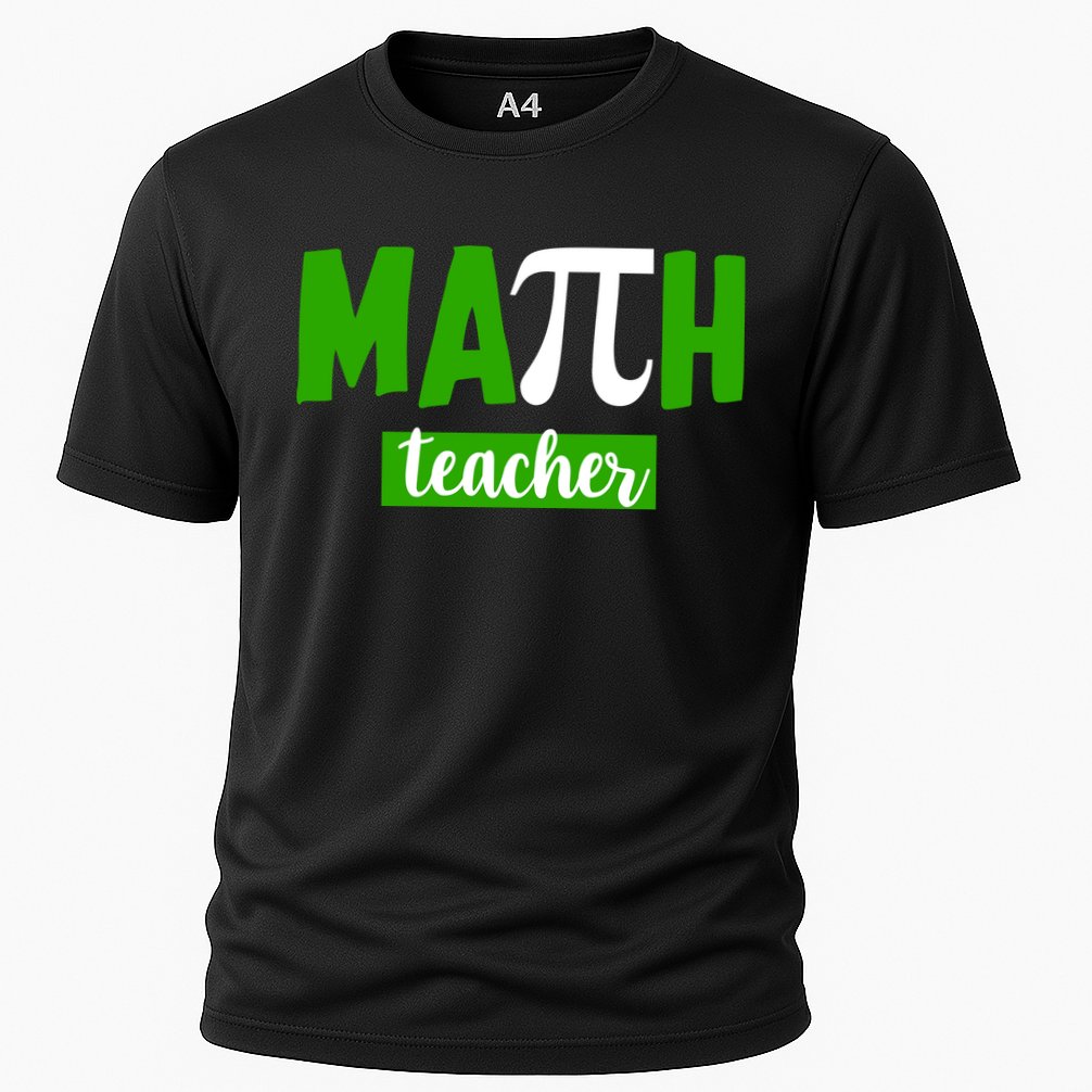 Math Teacher Pi Logo Performance Shirt
