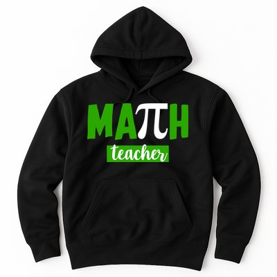 Math Teacher Pi Logo Hoodie