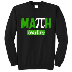 Math Teacher Pi Logo Sweatshirt