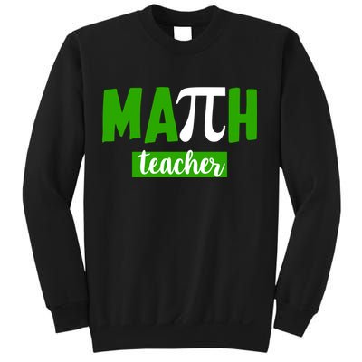 Math Teacher Pi Logo Sweatshirt