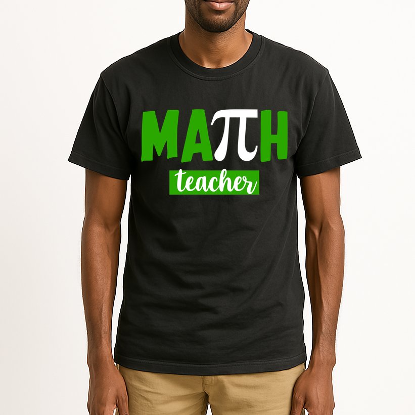 Math Teacher Pi Logo Tall T-Shirt