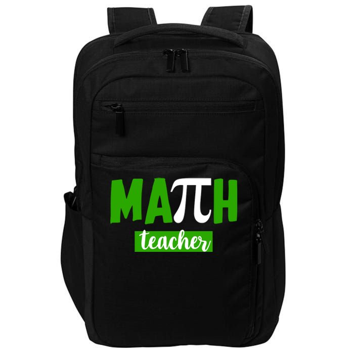 Math Teacher Pi Logo Impact Tech Backpack