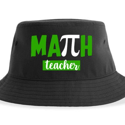 Math Teacher Pi Logo Sustainable Bucket Hat