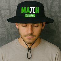 Math Teacher Pi Logo Bucket Hat