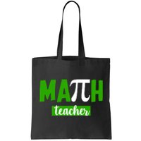 Math Teacher Pi Logo Tote Bag