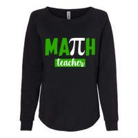 Math Teacher Pi Logo Womens California Wash Sweatshirt