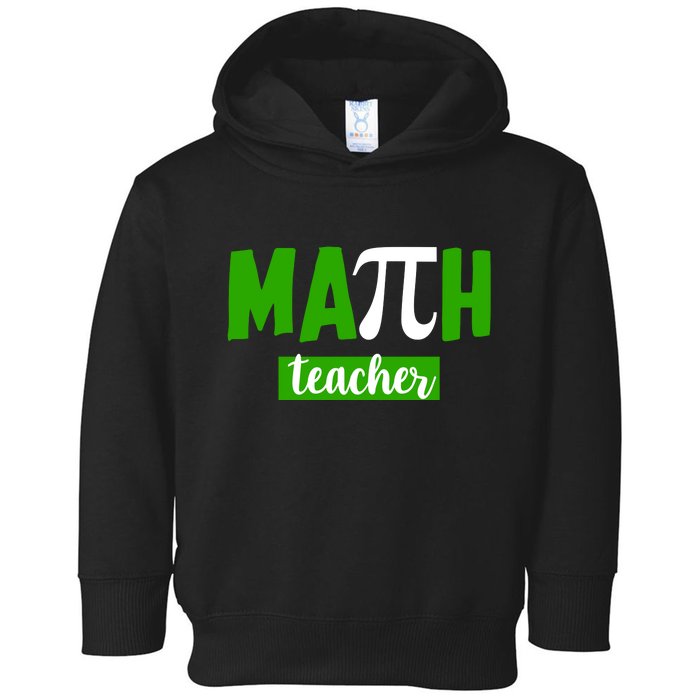 Math Teacher Pi Logo Toddler Hoodie